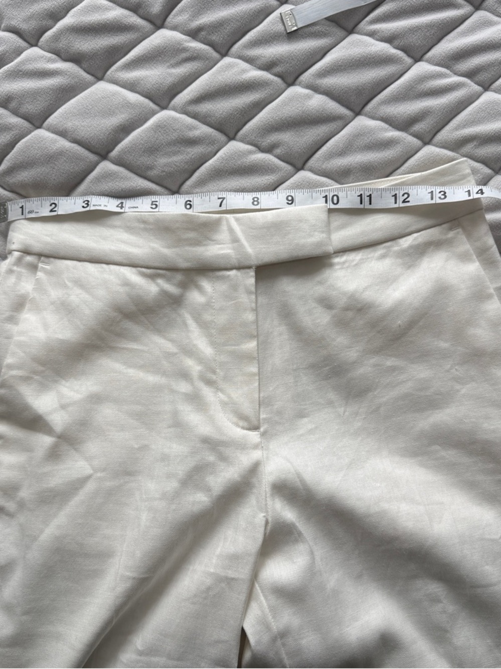 H&M Cream flare-Leg Trousers - 2 - NEW